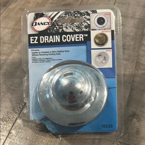 Danco EZ Drain Cover for Bathtub Basin Chrome Touch Activated Push Button